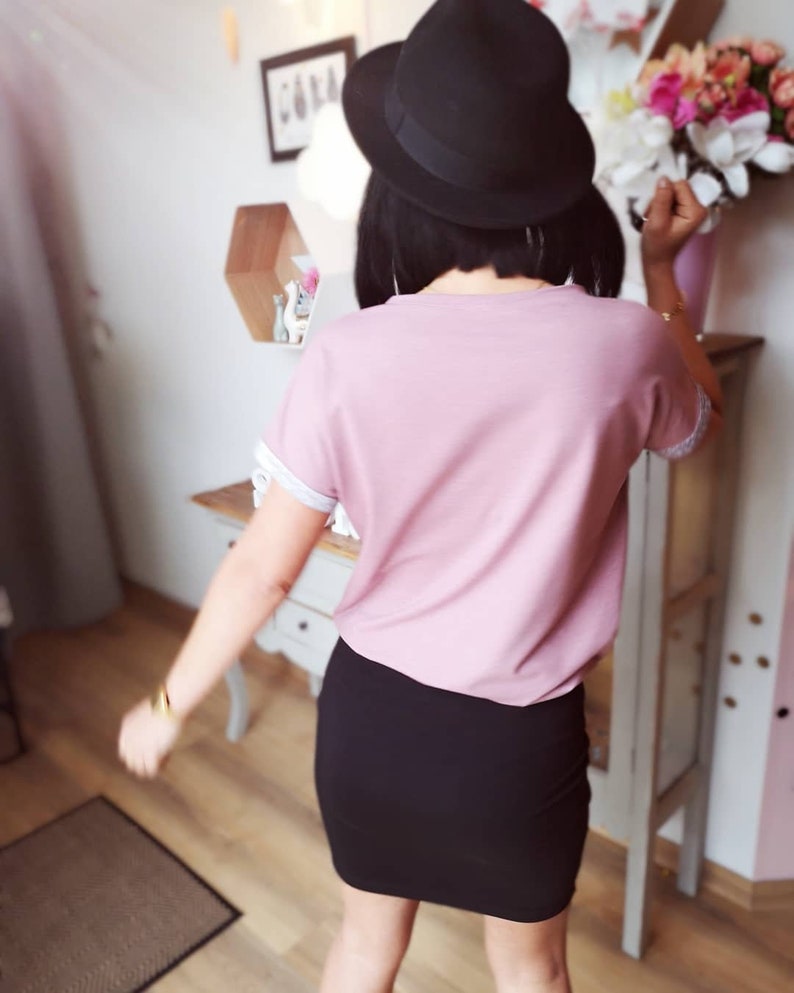 MEKO® Elsbeth Röcke für Damen, schlichter Minirock aus Jersey in vielen Farben, Rock von meko Store, handgefertigt Bild 2