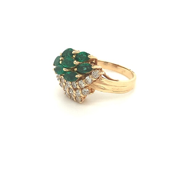 Emerald Ring, Emerald Ring for Women, Emerald Dia… - image 8