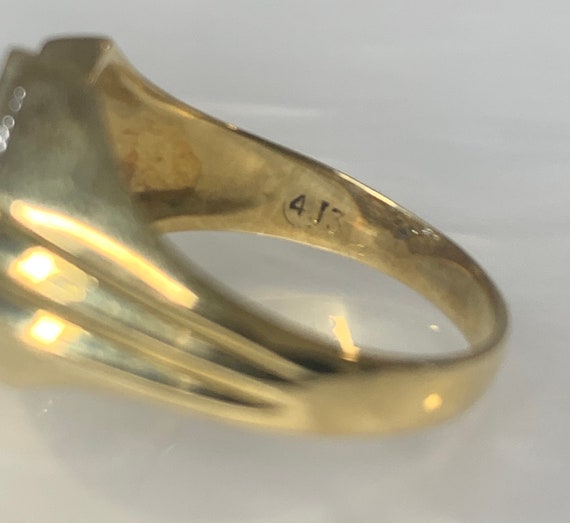 Sapphire Ring, Sapphire Diamond Ring, Unisex Sapp… - image 4