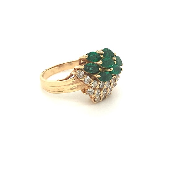 Emerald Ring, Emerald Ring for Women, Emerald Dia… - image 9