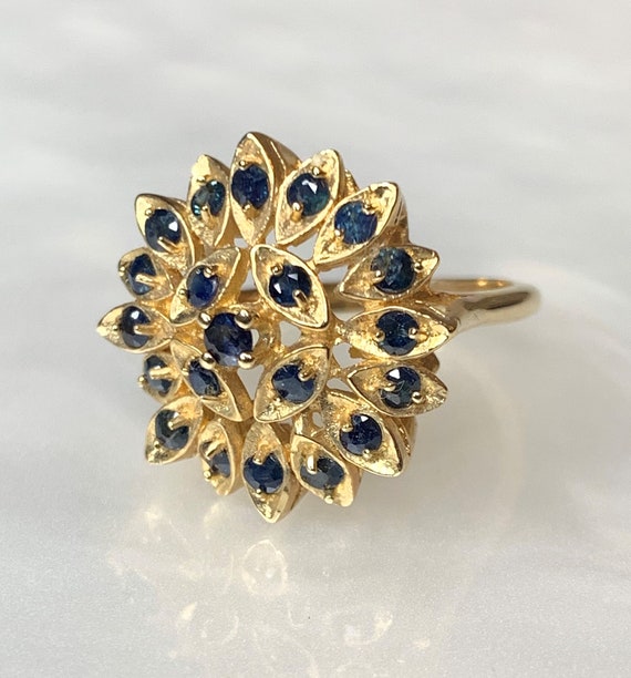 Sapphire Ring, Blue Sapphire Ring, Sapphire Ring f