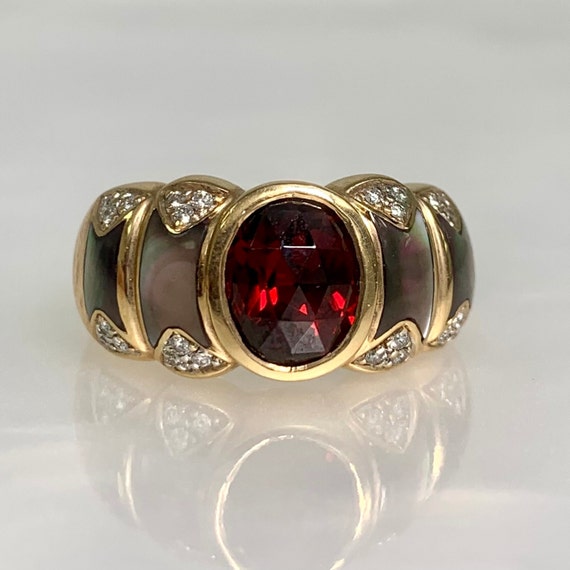 garnet ring, garnet, garnet ring gold, garnet ring