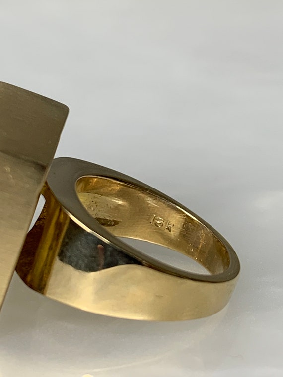Handmade Gold Ring, Ruby Gold Statement Ring, Rub… - image 5