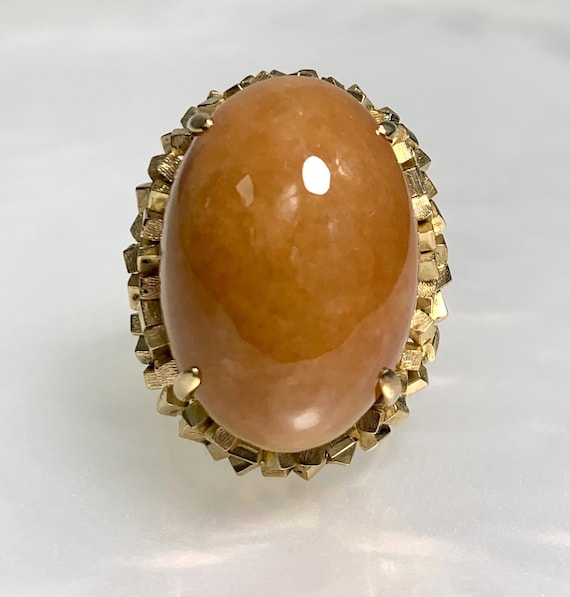 Brown jade, Brown jade ring, jade, jadeite ring, w