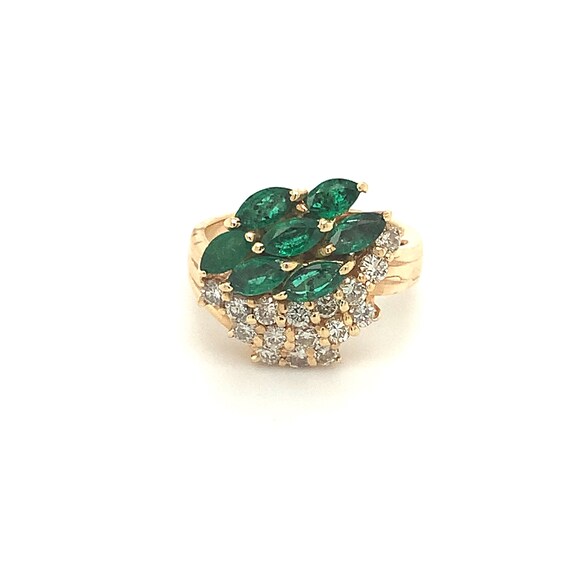 Emerald Ring, Emerald Ring for Women, Emerald Dia… - image 10