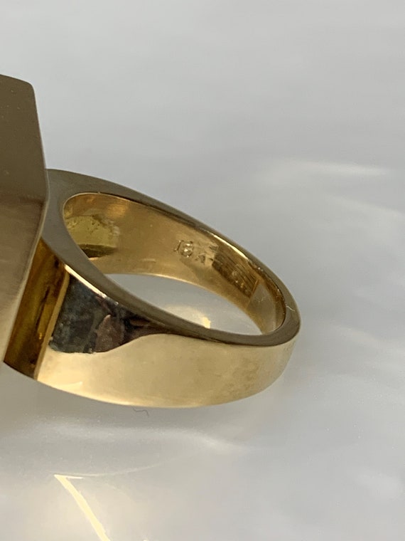 Handmade Gold Ring, Ruby Gold Statement Ring, Rub… - image 4