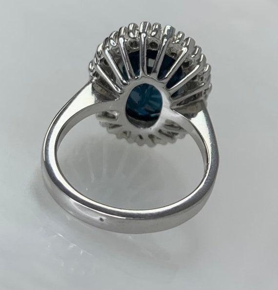 Sapphire Engagement Ring, Princess Diana Sapphire… - image 4