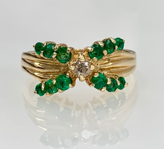 Emerald Ring, Emerald Ring Vintage, Emerald Ring … - image 3