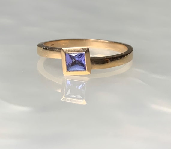 Tanzanite Ring, Trinity Ring, Tri Color Ring, Min… - image 7