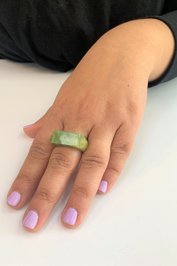 Jade Ring, Jade Ring For Women, Green Jade Ring, … - image 6