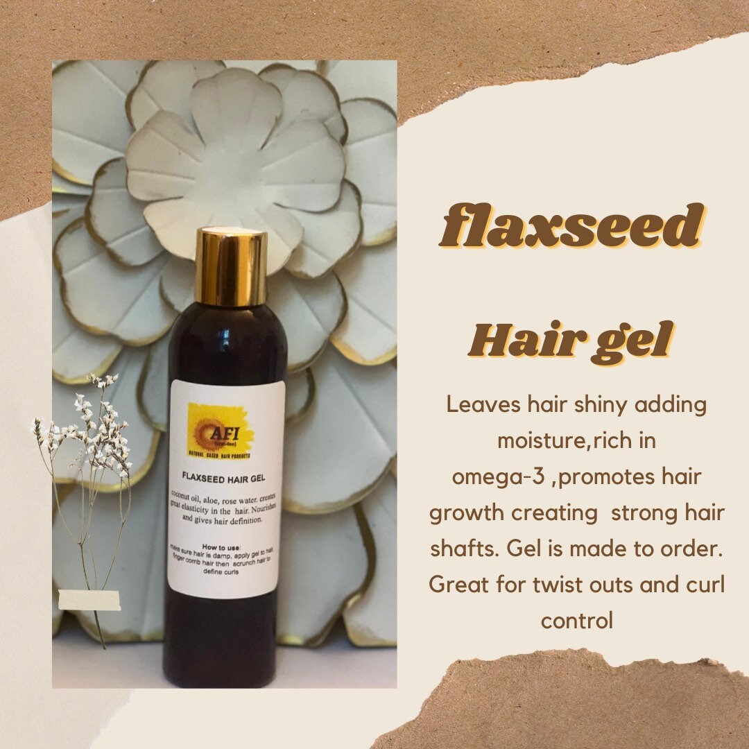 Hydrating Flaxseed Hair Gel - Etsy Hydrating Flaxseed Hair Gel - Etsy