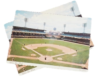 Baseball Post cards-1964 Chicago White Sox Comiskey Park Stadium Postcard MLB Baseball USA. C-2 Vintage