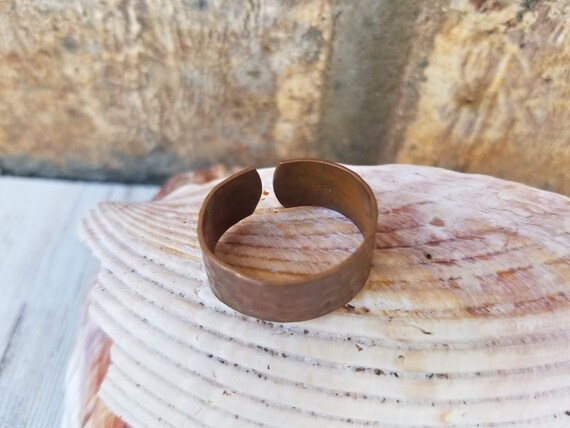 Vintage Copper Ring-Adjustable (#22) - image 5