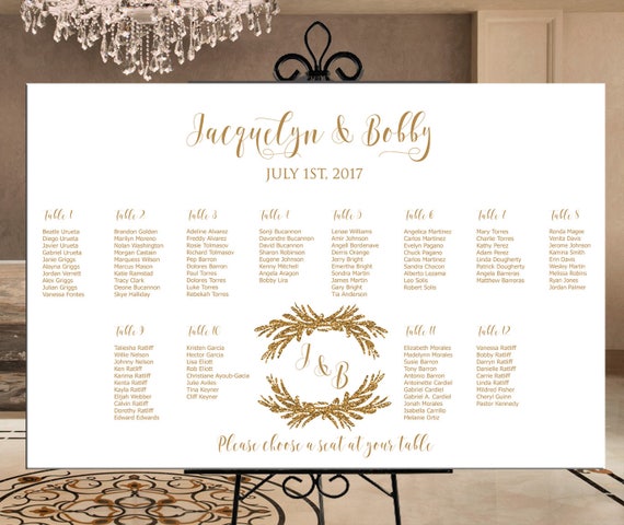 Create Wedding Seating Chart