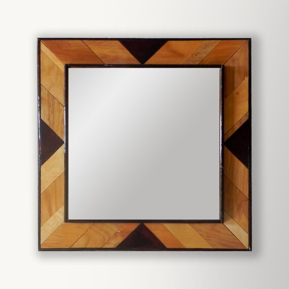 Reclaimed Wood Mirror Modern Large Wall Vanity Bathroom