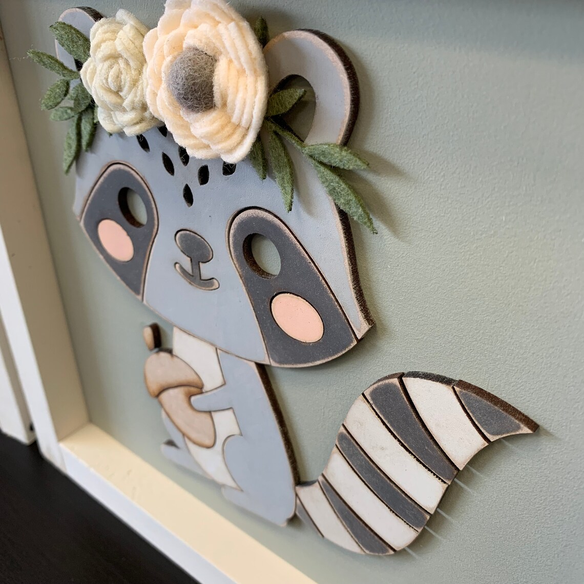 Woodland Creatures Nursery Decor Laser Cut File for Etsy