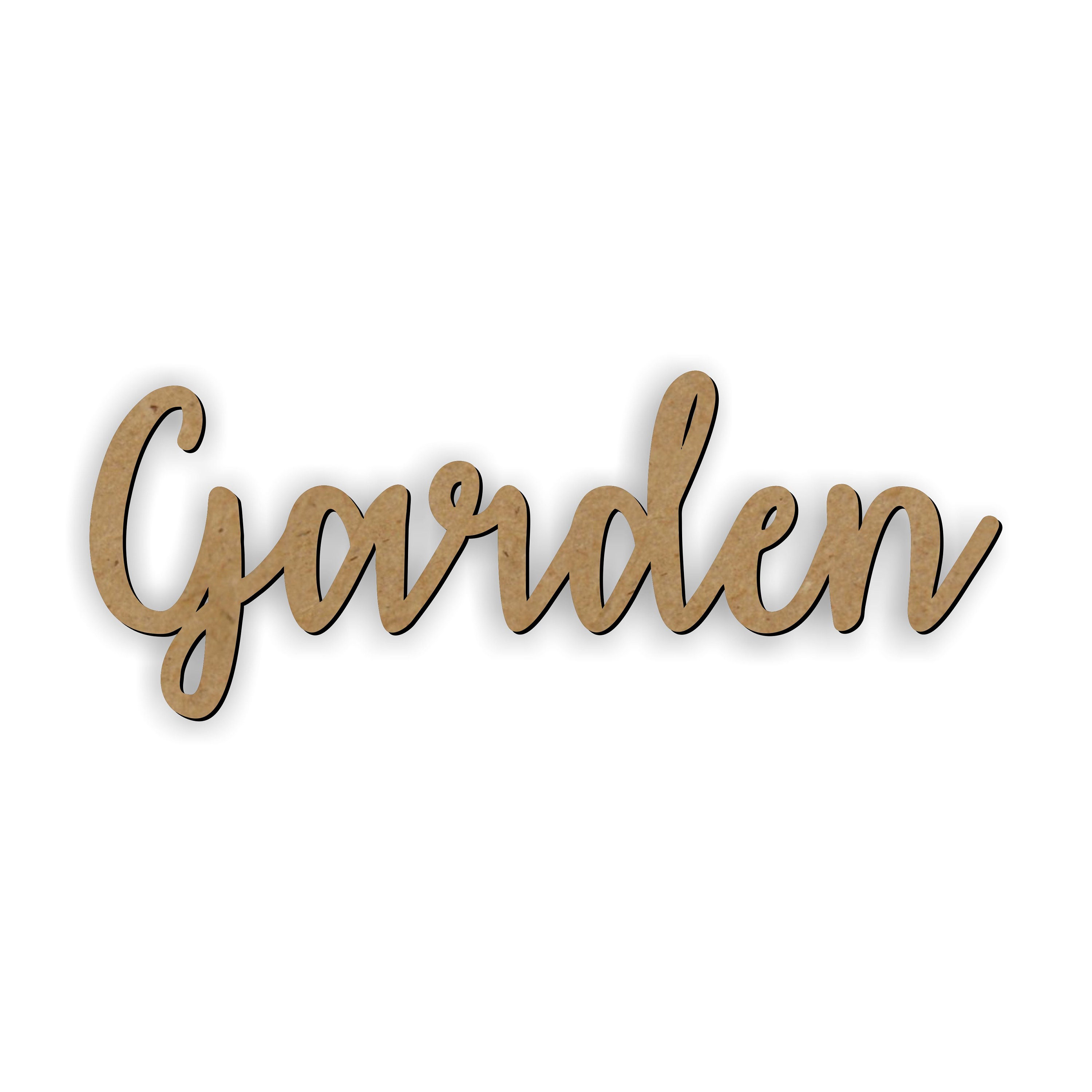 GARDEN word cutout/Green thumb decor/Garden signs/Magnolia | Etsy