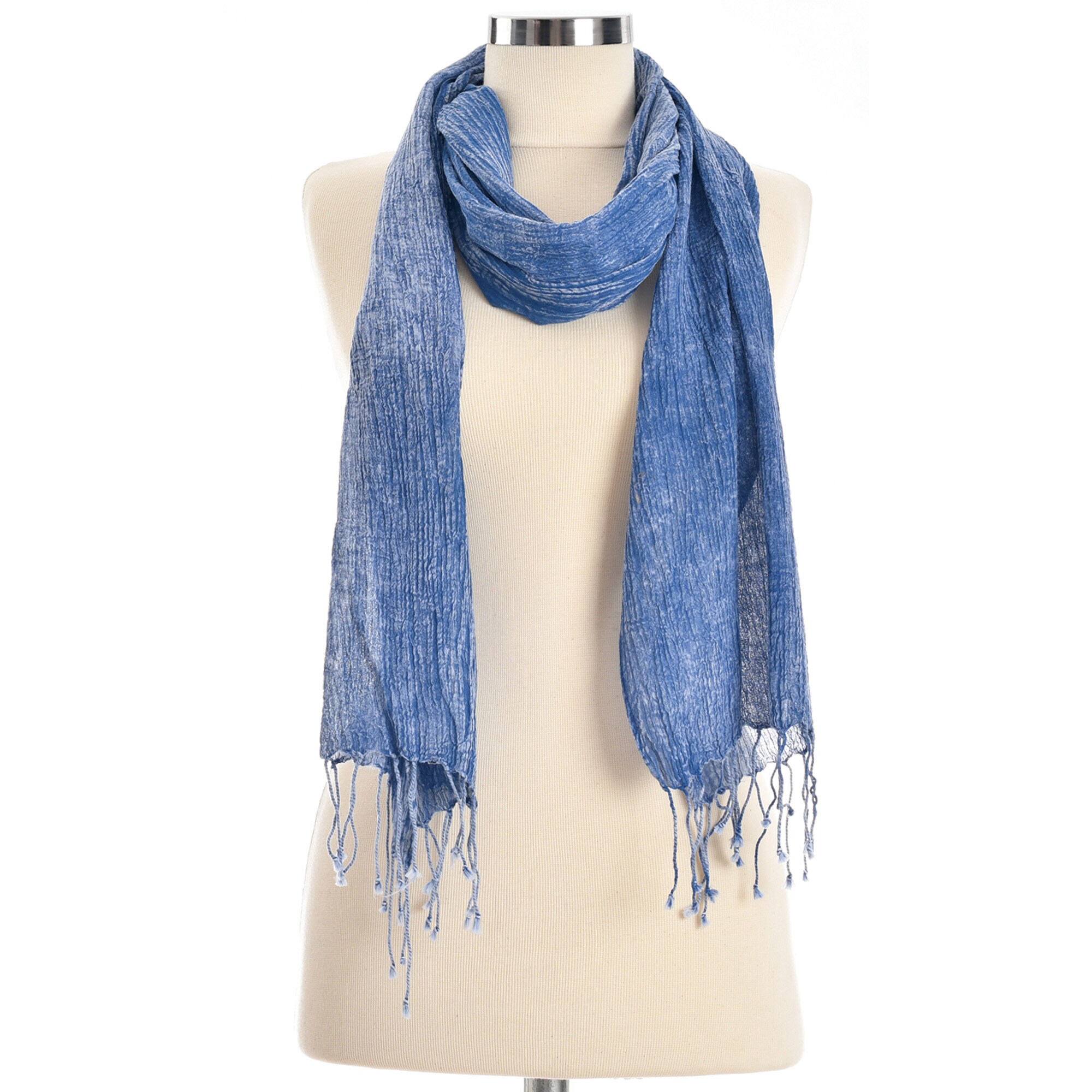 Solid Plain Colour Cotton Lightweight Denim Scarf Fashion Etsy
