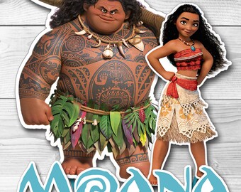 Moana Cake Topper Printable Etsy Moana Cake Topper Printable Etsy