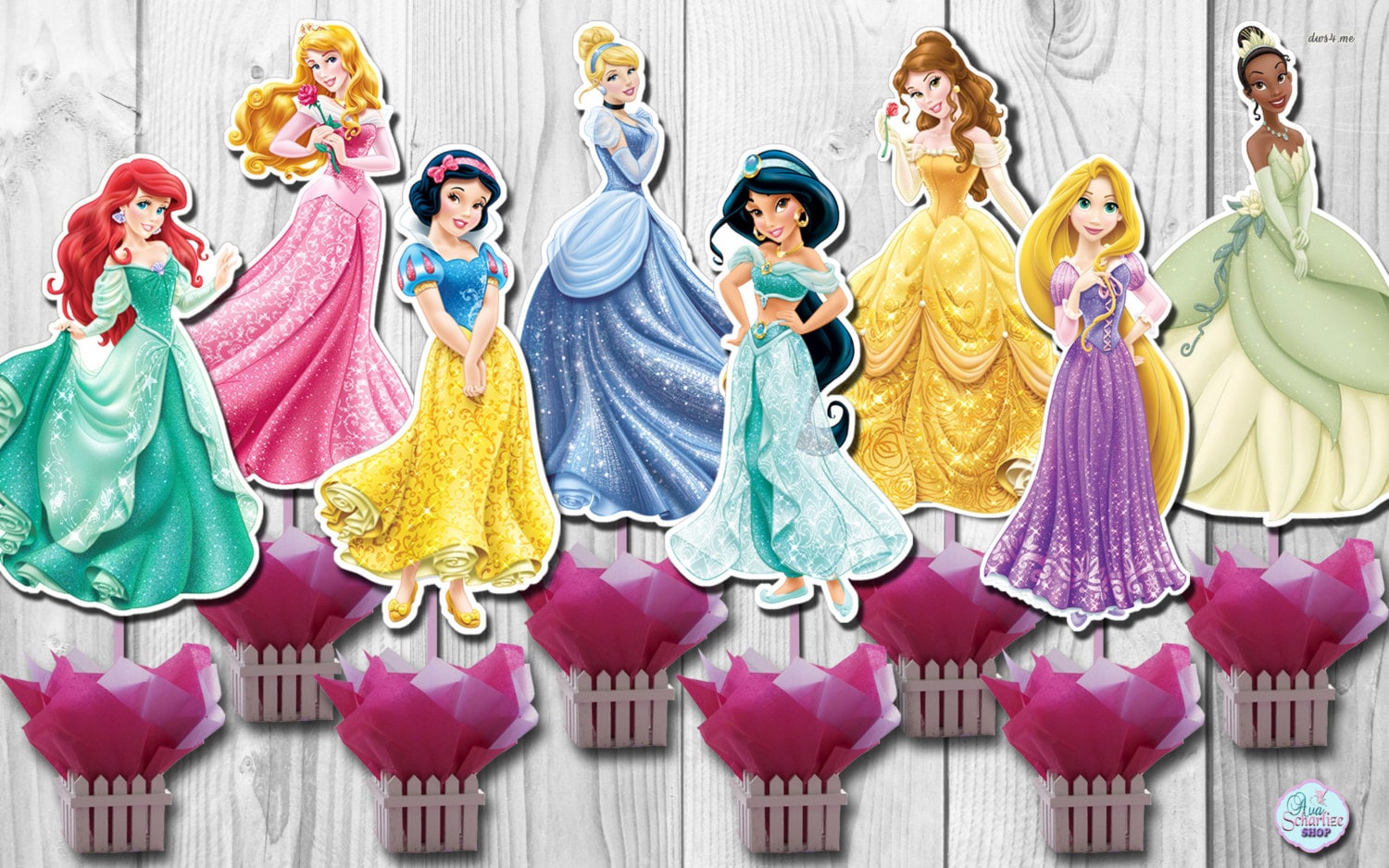 Disney Princess Centerpiece Disney Princesse Centerpieces Etsy