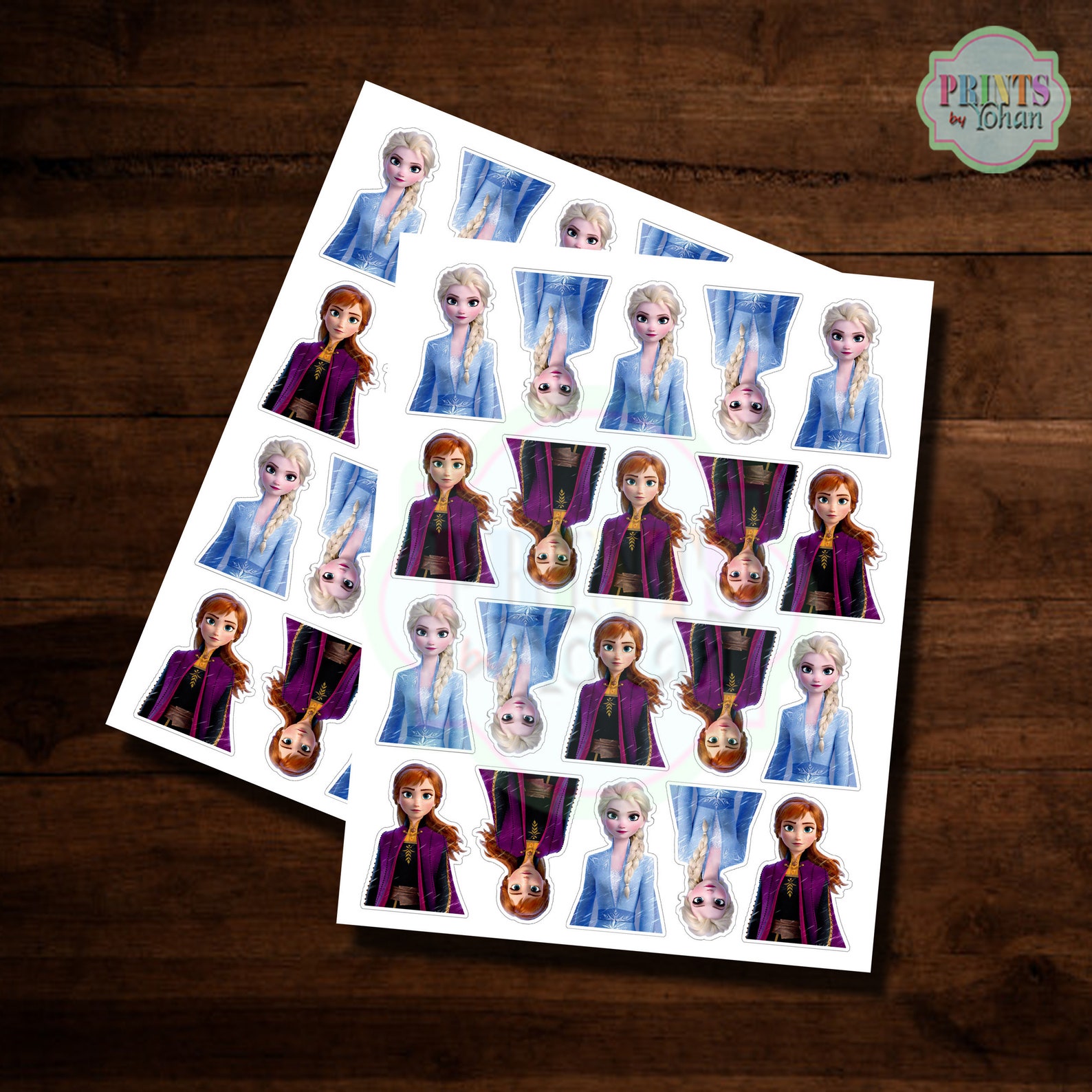 PRINTABLE Frozen 2 Cake Pop Toppers FROZEN 2 Cupcake Toppers | Etsy