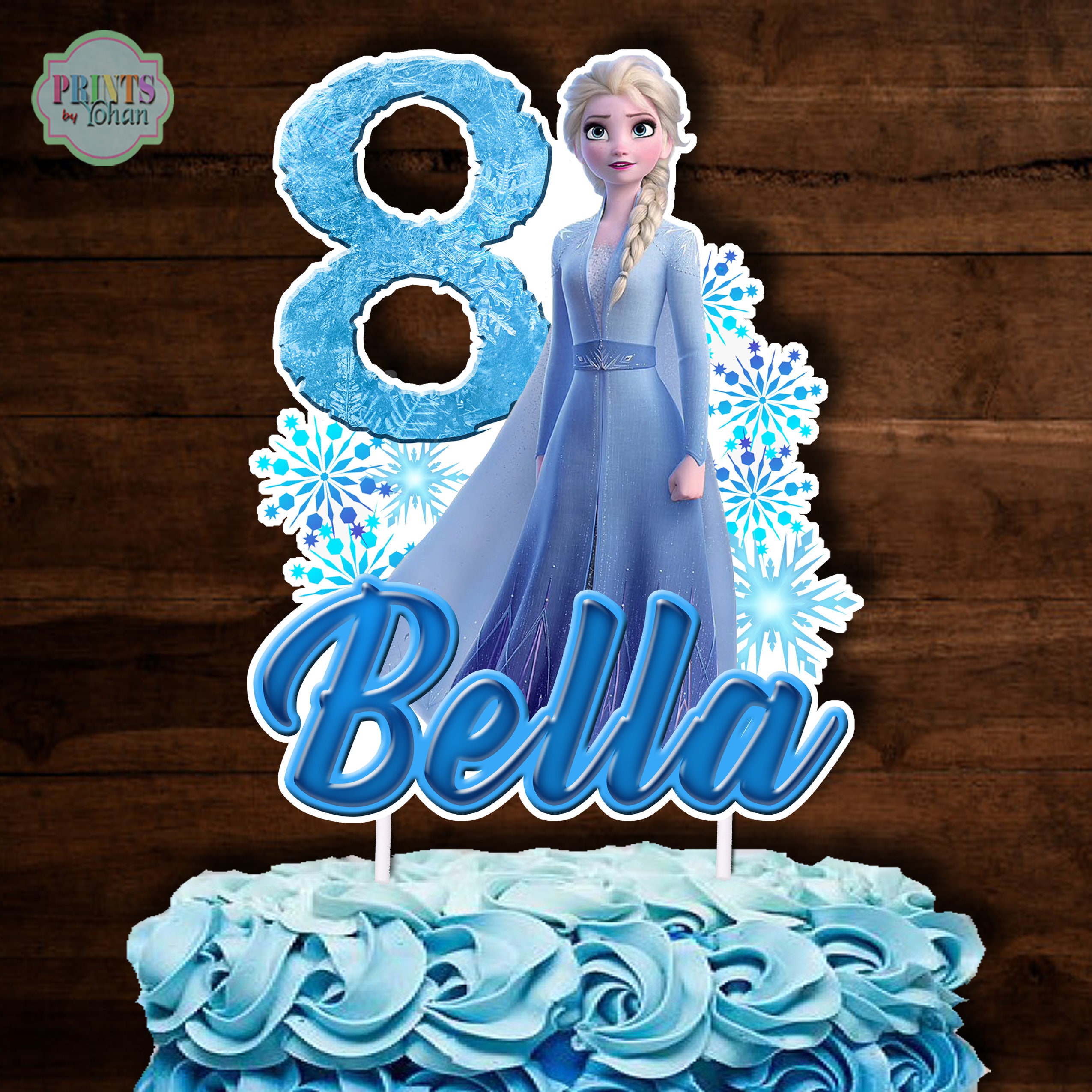 Frozen 2 Cake Topper Elsa Cake Topper Frozen 2 Centerpiece Etsy 