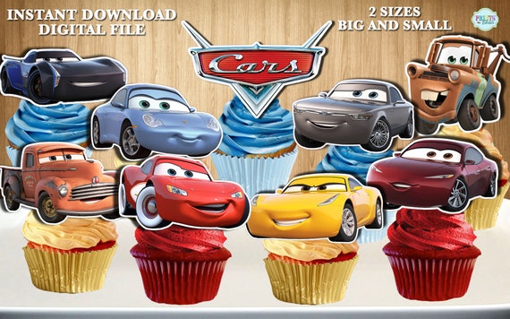 disney cars 3 cake topper