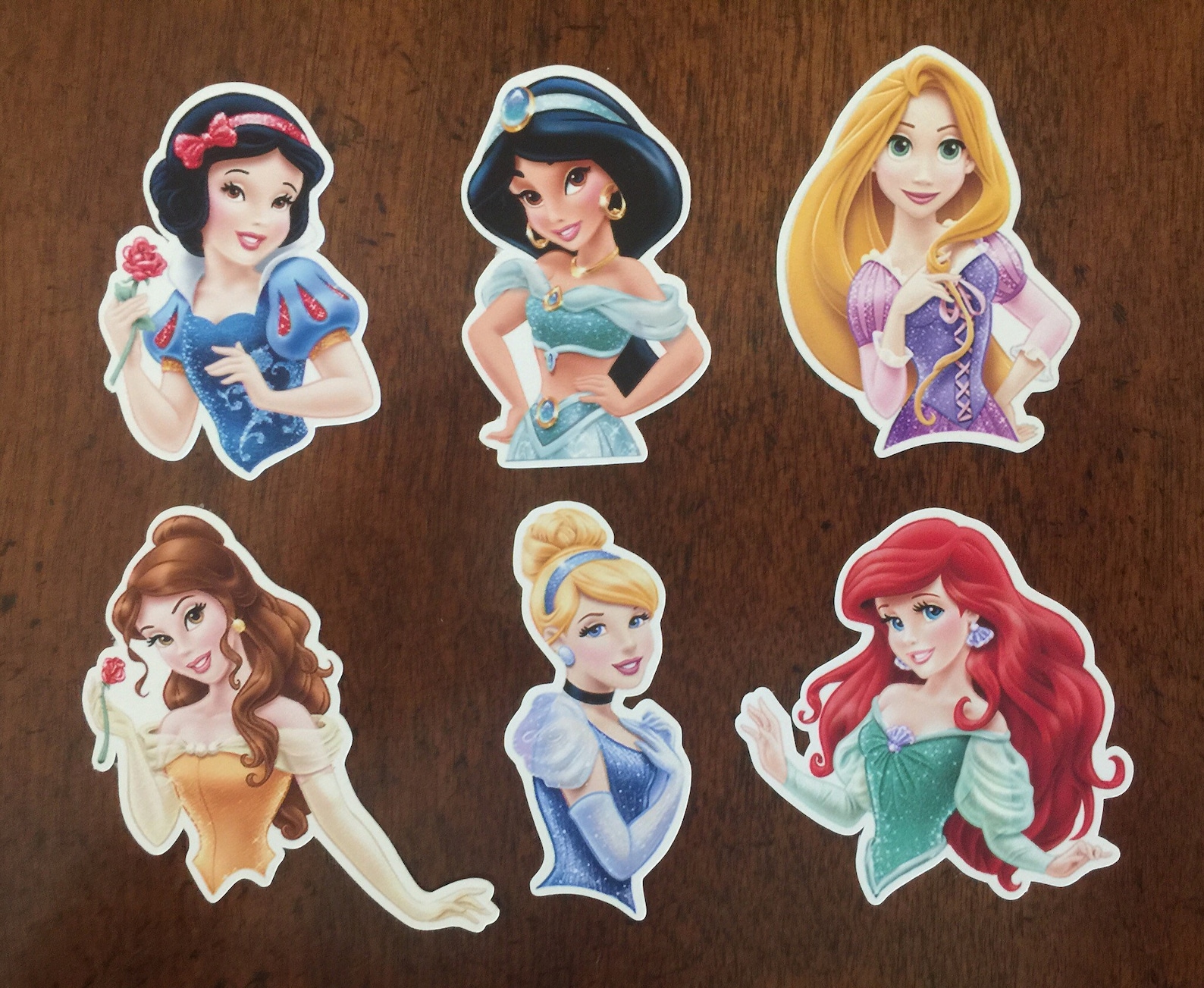 Set of 24 DISNEY PRINCESS Cake Pop Toppers Disney Princess | Etsy