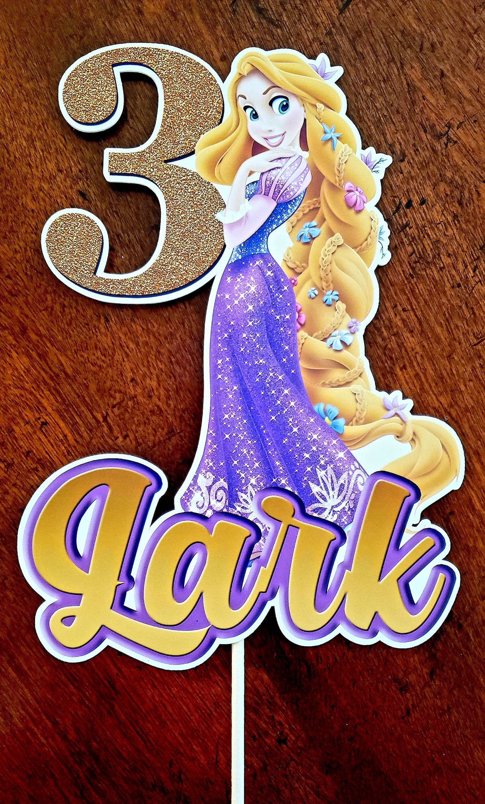 PRINCESS RAPUNZEL Cake Topper Princess RAPUNZEL Centerpiece Etsy