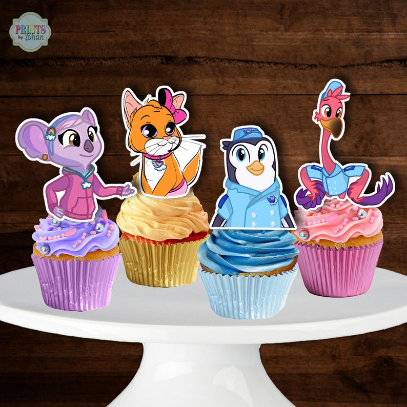 printable disney tots cupcake toppers tots cake toppers etsy