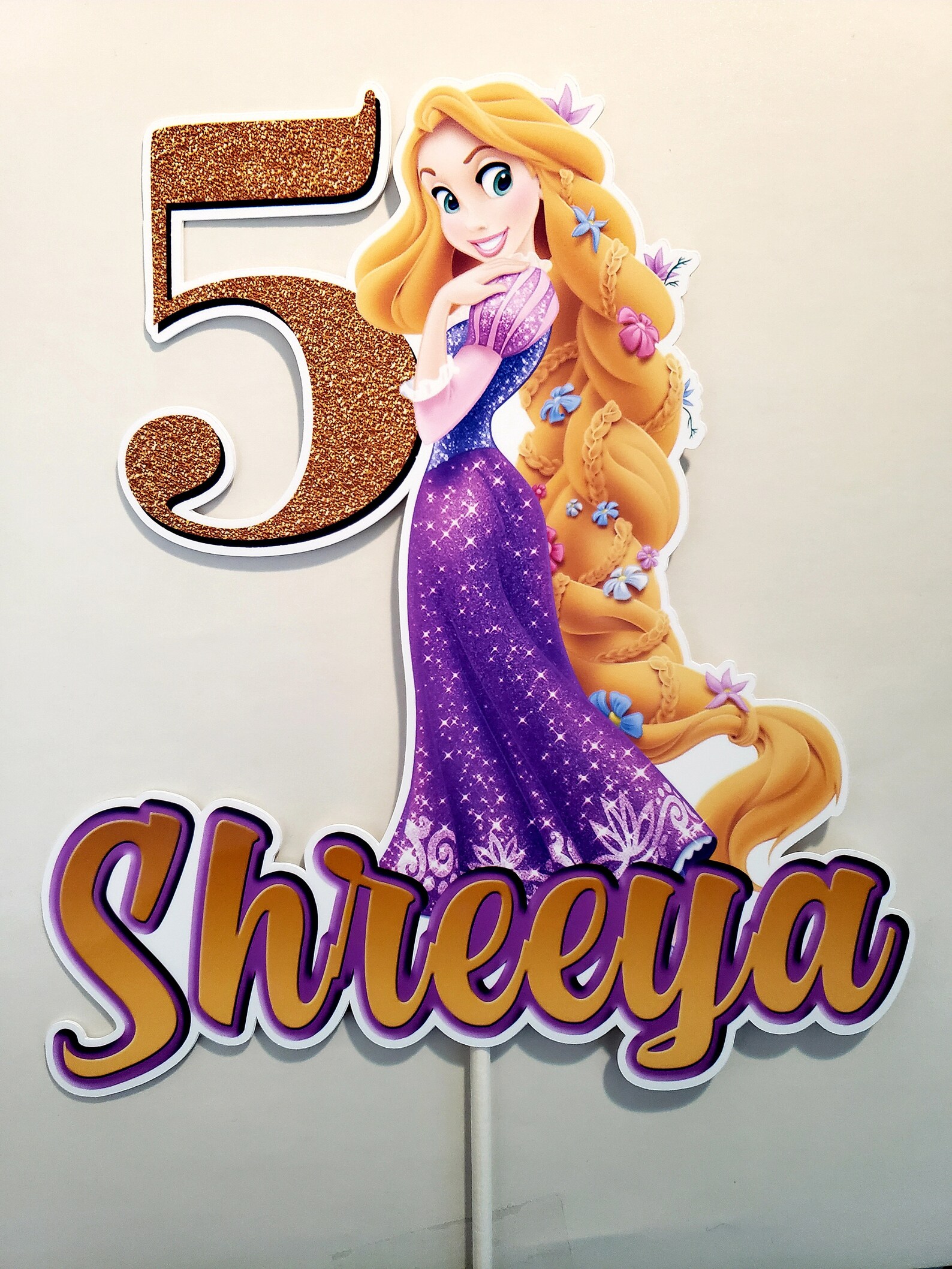 PRINCESS RAPUNZEL Cake Topper Princess RAPUNZEL Centerpiece Etsy