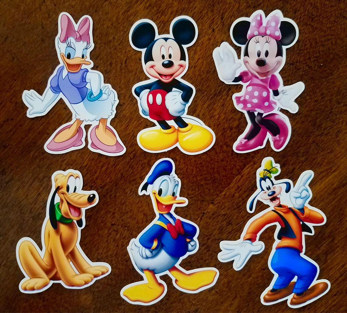 Mickey Mouse Clubhouse Cupcake Toppers Mickey Mouse Cupcake | Etsy