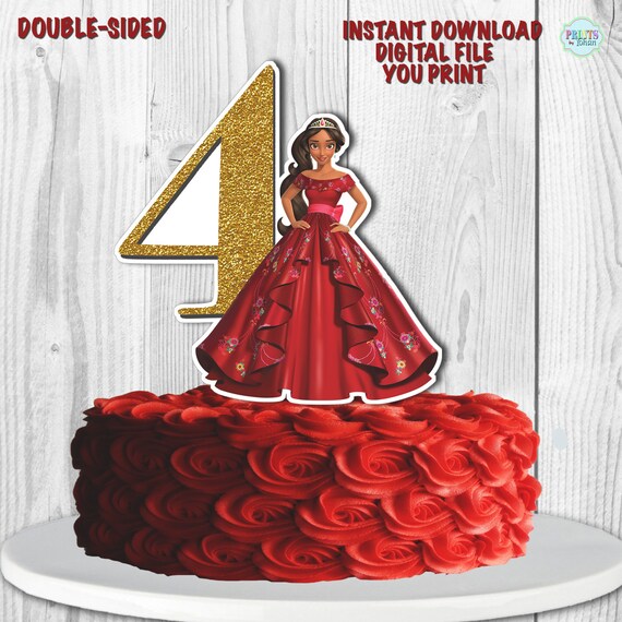Elena Of Avalor Cake Topper Elena Of Avalor Centerpiece Etsy Elena Of Avalor Cake Topper Elena Of Avalor Centerpiece Etsy