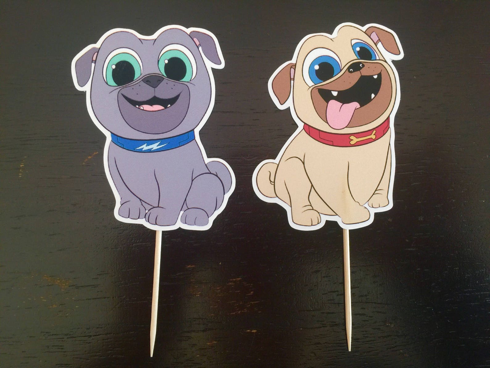 PUPPY DOG PALS Cupcake Toppers Puppy Dog Pals Cupcake Picks | Etsy