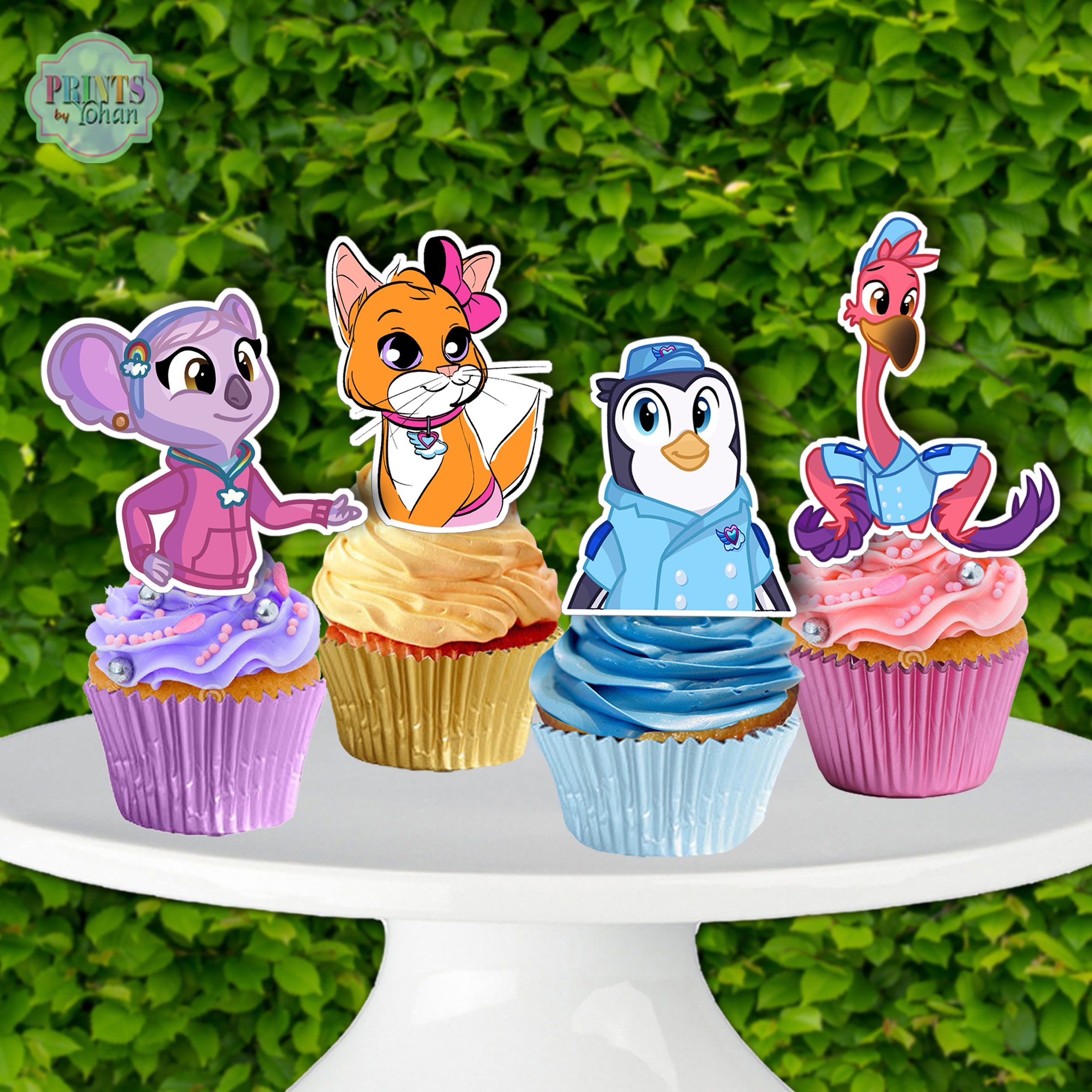 Disney TOTS Cupcake Toppers TOTS Cupcake Topper Disney TOTS | Etsy