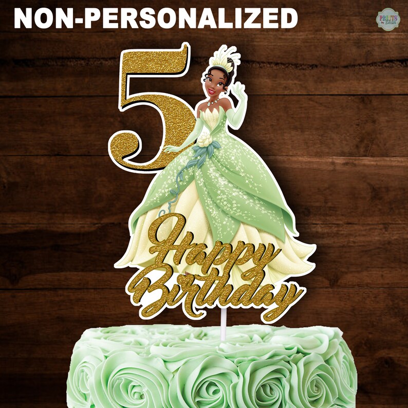 PRINCESS TIANA Cake Topper TIANA Cake Topper Princess Tiana | Etsy