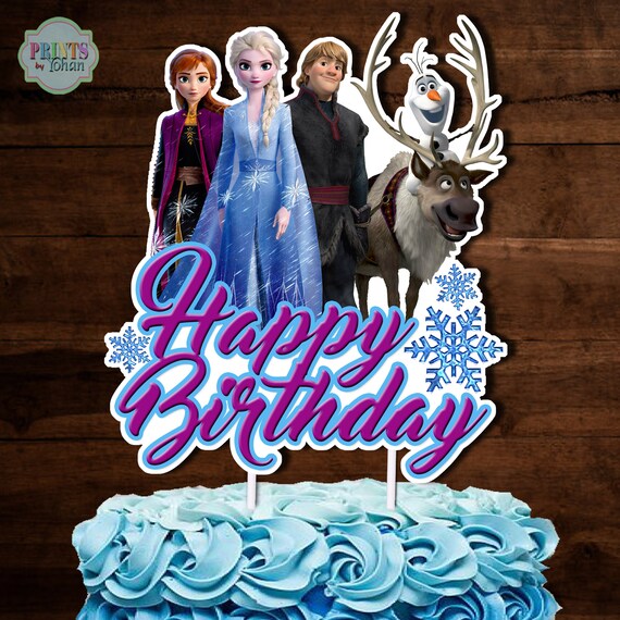 Frozen 2 Cake Topper Frozen 2 Centerpiece Frozen 2 Cake Etsy
