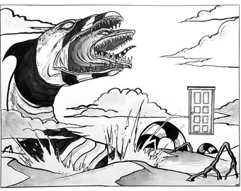 Dune | Original watercolor painting