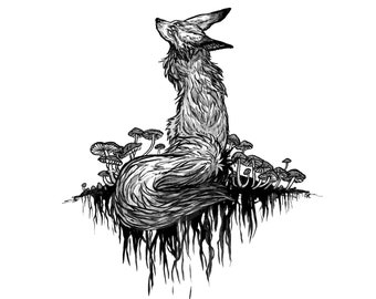 Doro no Kusa | Original watercolor illustration