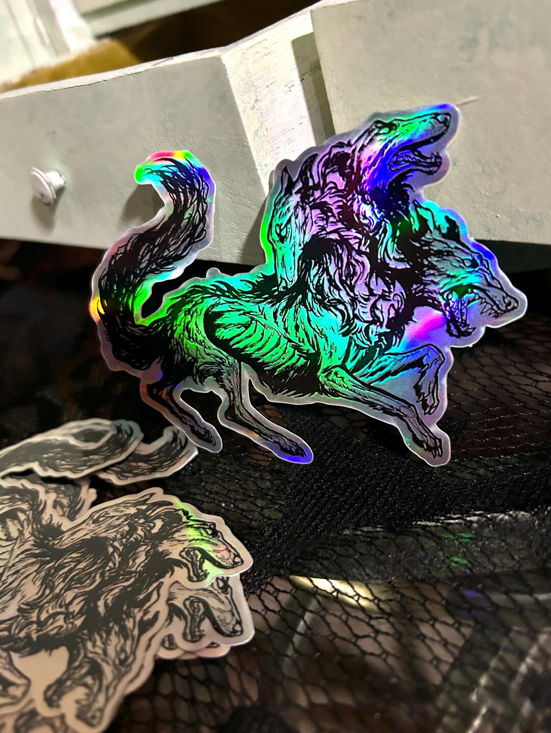 Cerberus - MED Sticker - Etsy