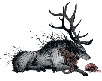 Conjoined 10x12" print