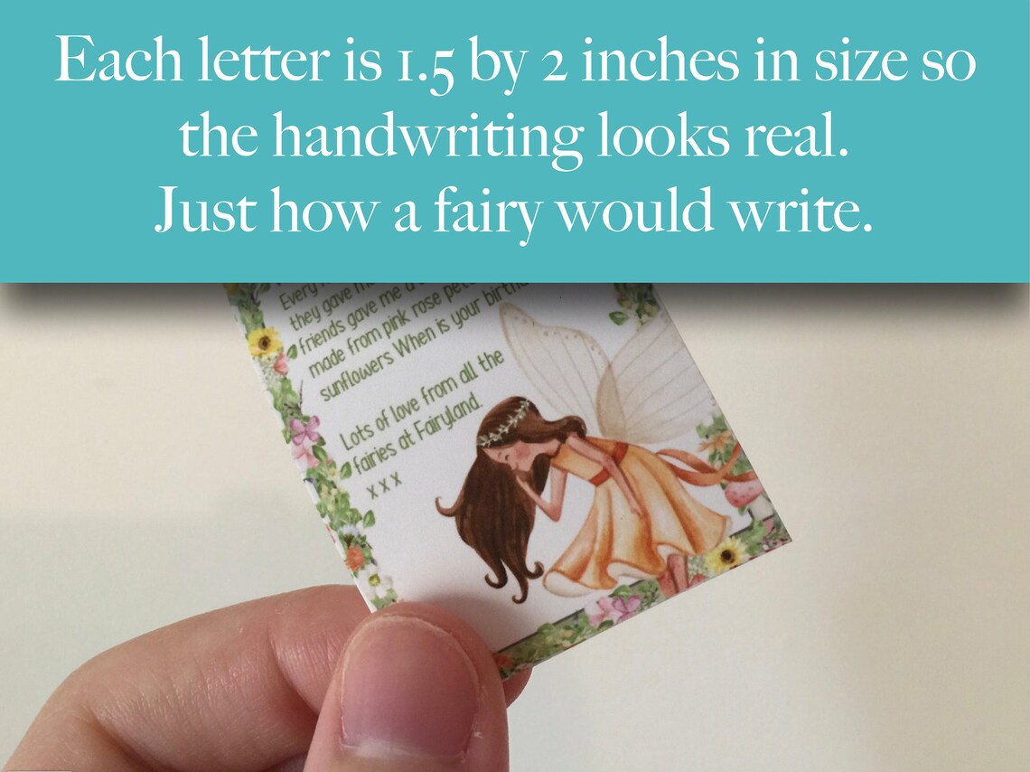 Fairy Letters complete package from a fairy Fairyland | Etsy