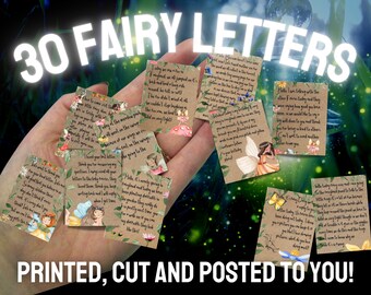 30 Fairy Letters package, from a fairy, Fairyland, Fairies for girls, fairies for boys, fairy activity, Gift From A Fairy, gift