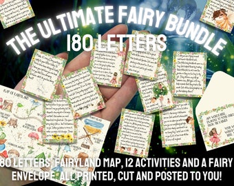 180 Fairy Letters complete package, from a fairy, Fairyland, Fairies for girls, fairies for boys, fairy activity, Gift From A Fairy, gift
