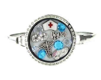Nurse Floating Locket Bracelet