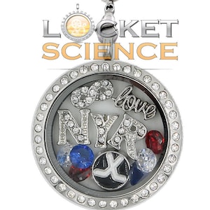 NYR Hockey Floating Charm Lockets