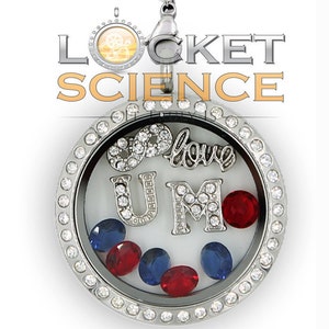 Ole Miss Themed Charm Lockets