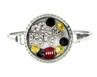 Pittsburgh Football Locket Bracelets