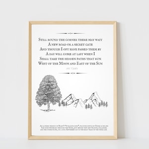 Frodo&#39;s Song|PRINTABLE|Tolkien Art|LOTR|J.R.R. Tolkien|Lord of the Rings| Hobbit|Wall Art| Home Decor| Classroom|5 Sizes|