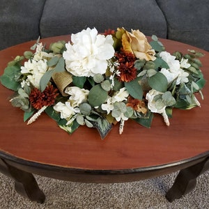 Luxury Autumn Floral Table Centerpiece-Elegant Thanksgiving Table Centerpiece-Luxury Thanksgiving Home Decor-Chic Cottage Thanksgiving Decor